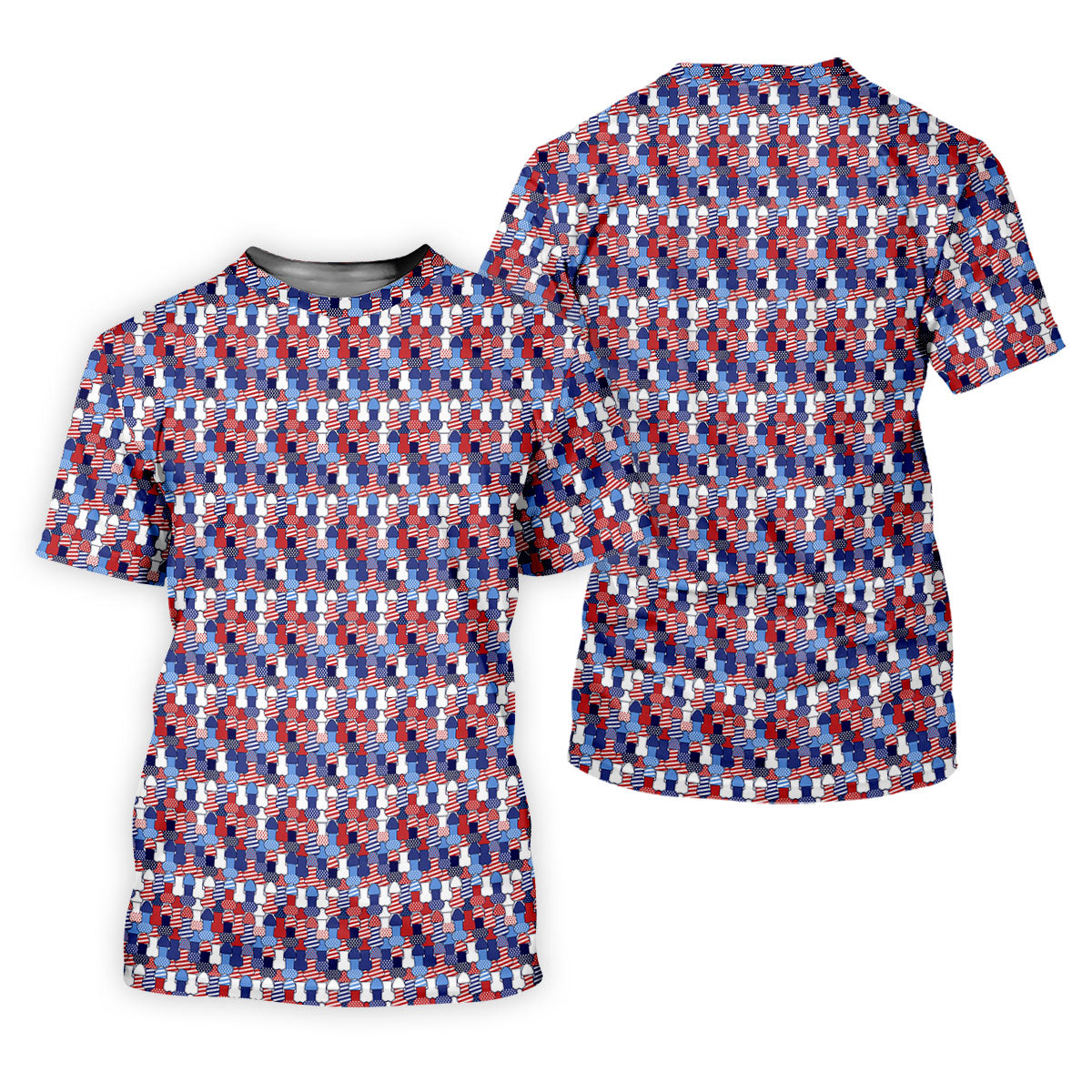 Funny Dirty Red White Blue Patriotic Golf Shirts, Fun Golf Shirts For Men, 250th Anniversary Golf Shirts For Men