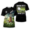 Golf Sinking Putts Banging Golf Tops For Men, Gifts For Golf Lovers, Polo Shirts For Men, Golfing Apparel