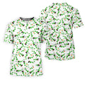 Dark Stout Beer St Patrick's Day Shamrocks White Golf Shirt, Polo Shirts For Men, Golf Shirts For Men