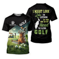 In My Head I'm Playing Golf Funny Golf Shirt, Custom Golf Shirts, Golf Shirts For Men
