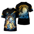 Swearing Doesn't Mean You're A Bad Person Fun Golf Shirt, Golf Tops For Men, Golf Shirts For Men