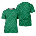 Vitamin G Shamrock Pattern Golf And Beer Green Golf Shirt, St Patrick's Day Golf Shirt, Polo ShirtFor Men