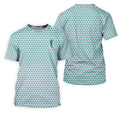 St Patrick's Day Shamrock Golf And Beer Blue And White Golf Shirt, Polo ShirtFor Men, Golf Shirts For Men