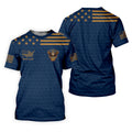 Navy Veteran We The People 250 Years Of Free 4th Of July Golf Shirt, Golf Shirts For Men