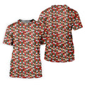 Fun Christmas Colorful Shirts For Men, Naughty Christmas Golf Shirt, Polo ShirtFor Men, Golfing Apparel