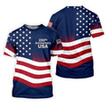 250th Anniversary USA Flag Pattern 4th Of July Golf Shirt, Patriotic Golf Shirt, Golf Shirts For Men