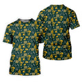 Cheesehead Dark Green And Gold Sport Polo, American Football League Gift Ideas For Football Fans