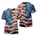 American Flag Golf Shirt, Patriotic Golf Polo Shirts, 250th Anniversary Polo Shirts For Men, Golf Shirts For Men