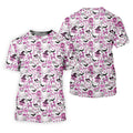 Pink Breast Cancer Witch Halloween Golf Polo Shirt, Womens Golf Polo, Golf Shirts For Women