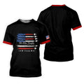 Independence Day Flag We The People Golf Shirt, Patriotic 4th Of July Golf Shirts For Men