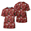 Funny Santa Golfing Christmas Polo Shirt Christmas Golf Shirt, Polo ShirtFor Men, Golf Gift For Men
