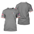 United States Of America 250 Years Grey Golf Shirt, Patriotic Golf Shirt, Golf Shirts For Men