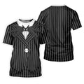 The Nightmare Man Golf Tops For Men, Fun Men's Golf Polos, Horror Cosplay Halloween Golf Shirt