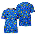 Playful Geometric Memphis Style Golf Tops For Men, Polo Shirts For Men, Golf Shirts For Men