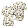 Military Theme Hawaiian Golf Shirt, Cool Golf Shirt, Golf Shirts For Men, Golf Gift For Men