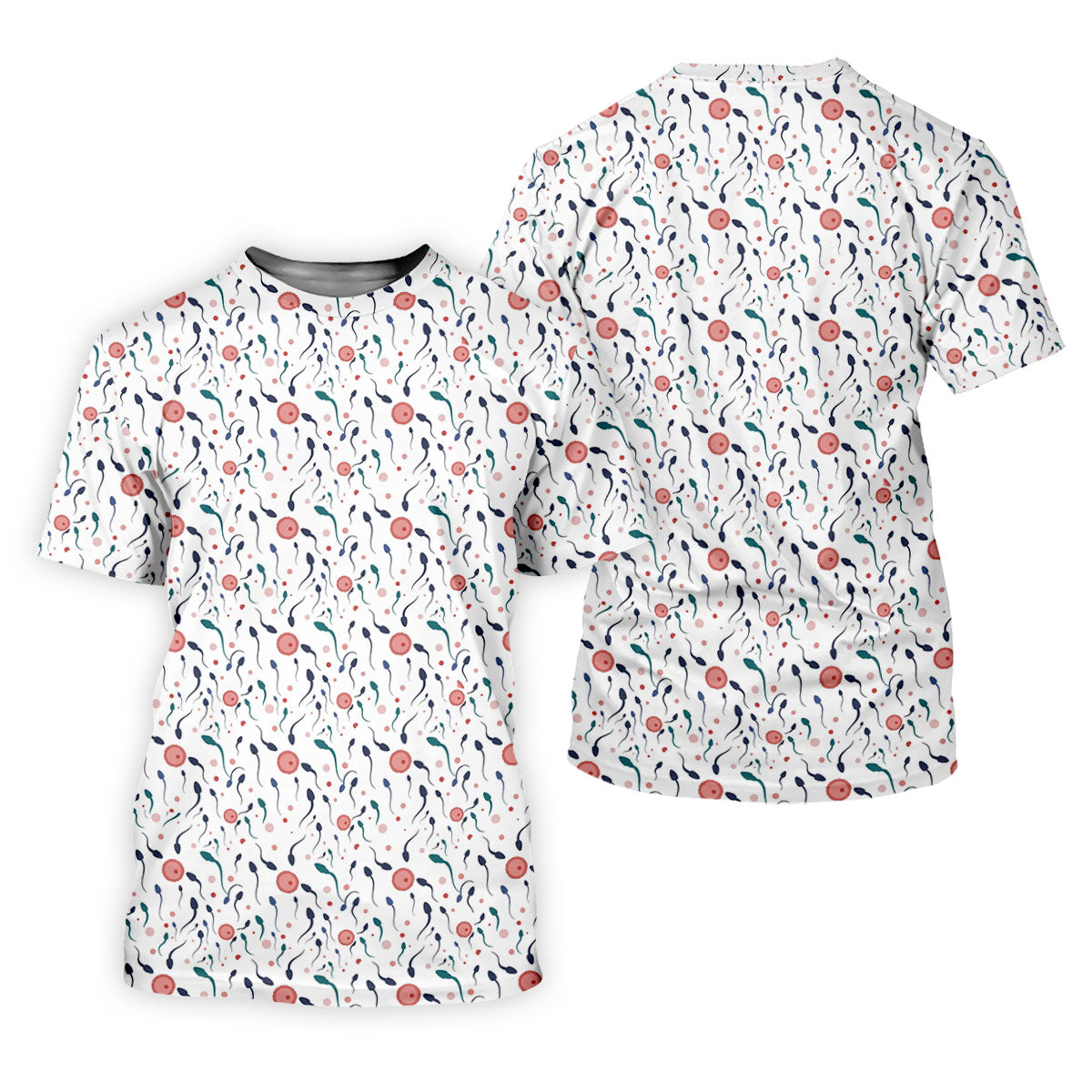 Funny Crazy Egg Fertilization White Golf Shirt, Golf Gifts For Valentine's Day, Polo Shirts For Men
