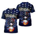 We The People Eagle Golf Ball 250th Anniversary USA 1776-2026 Golf Tops For Men, 4th Of July Golf Shirts For Men