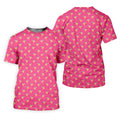 Funny Banana Hot Pink Golf Shirt, Golf Tops For Men, Golf Shirts For Men, Polo Shirts For Men