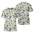 Crown Mask Fleur De Lis Mardi Gras Golf Shirt, Golf Tops For Men, Polo Shirts For Men, Golf Shirts For Men