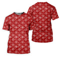 Dirty Funny Adult Humor Snowflakes Red Golf Shirt, Fun Men's Golf Polos, Christmas Golf Shirt, Polo Shirts For Men
