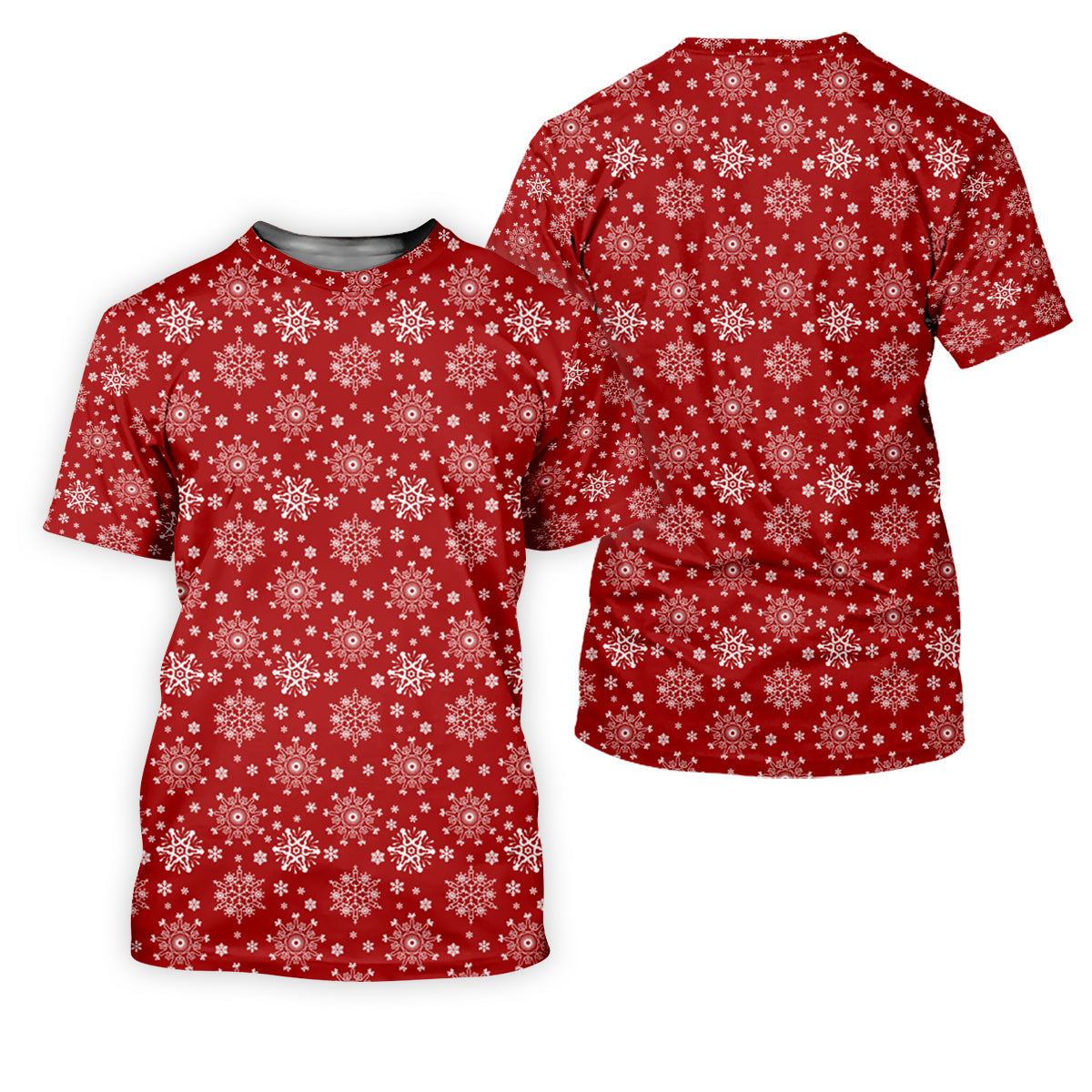 Dirty Funny Adult Humor Snowflakes Red Golf Shirt, Fun Men's Golf Polos, Christmas Golf Shirt, Polo Shirts For Men