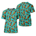 Cool Pineapple Tropical Theme Hawaiian Golf Shirt, Polo Shirts For Men, Golfing Apparel