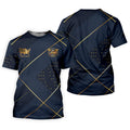 Bald Eagle 250 Years Anniversary Navy Patriotic Golf Shirt, 4th Of July Golf Shirts For Men