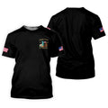American Symbols Black Patriotic Golf Shirt, US 250 Years 4th Of July Golf Shirts For Men