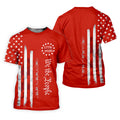 We The People Distressed Flag Patriotic Red Golf Shirt, 250 Years 4th Of July Golf Shirts For Men