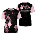 Peace Love Cure Men's Golf Shirt, Breast Cancer Awareness Shirt, Pink Leopard Golf Shirt, Golf Gift For Men