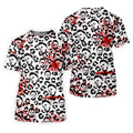 Michael Leopard Men's Golf Shirts, Horror Character Shirt, Halloween Golf Shirt, Fun Golf Shirts For Mens
