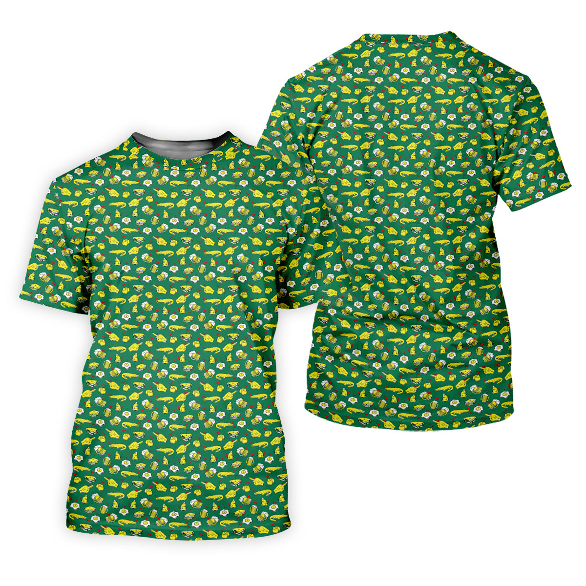 Fried Egg Sandwich Aligator Beer Golf Tournament Men's Funny Golf Shirts, Golf Shirts For Men, Polo ShirtFor Men