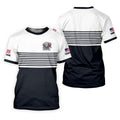 250th Anniversary Black Stripes Vintage Golf Shirt, Patriotic 4th Of July Golf Shirts For Men