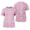 Toile De Jouy Pink Golf Shirt, Golf Tops For Men, Polo Shirts For Men, Golf Gift For Men, Golf Shirts For Men