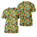 Festive Christmas Green Golf Shirt, Christmas Golf Shirt, Polo Shirts For Men, Golf Gift For Men, Golfing Apparel
