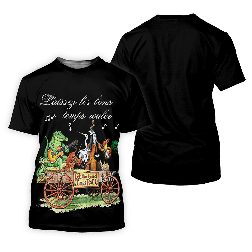 Let The Good Times Roll Animals Band Mardi Gras Celebrations Polo Shirts For Men, Golf Shirts For Men