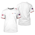 United States Of America 250 Years White Golf Shirt, Patriotic Golf Shirt, Golf Shirts For Men