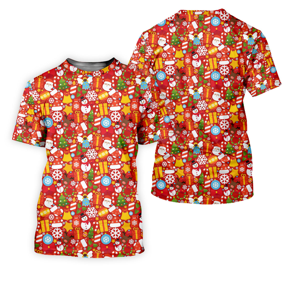 Festive Christmas Red Golf Shirt, Christmas Golf Shirt, Polo Shirts For Men, Golf Gift For Men, Golfing Apparel