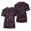 Funny Dirty Black And Purple Halloween Golf Shirt, Fun Golf Shirts For Men, Cool Golf Gift, Halloween Gift