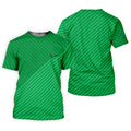 Lawn Mower Green Cross Stripe Father's Day Golf Shirt, Polo Shirts For Men, Golf Gift For Dad