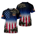 United States 250th Anniversary Camo Patriotic 4th Of July Golf Shirt, Distressed Flag Golf Shirts For Men