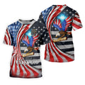 One Nation Under God 250 Years Of Blessing Golf Tops For Men, Patriotic Father's Day Golf Shirt