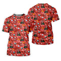 Santa Christmas Red Golf Shirt, Ladies Golf Tops, Cute Golf Outfit, Christmas Golf Shirt, Ladies Golf Polos