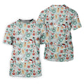 Cute Cartoon Christmas Sweets Golf Tops For Men, Christmas Golf Shirt, Polo Shirts For Men, Golf Gift For Men