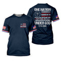 One Nation Under God We The People Navy Golf Shirt, 250 Years 4th Of July Golf Shirts For Men