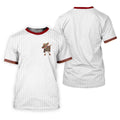 Cinco De Mayo Celebration Golf Ball Pattern White Golf Shirt, Polo Shirts For Men