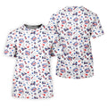 Let's Par Tee US Flag Pattern Patriotic 4th Of July Funny Golf Shirt, 250th Anniversary Golf Shirts For Men