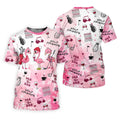Golf Friends Par Then Bar Flamingo Christmas Golf Shirt, Golf Tops For Men, Pink Golf Polo, Golf Gift For Men