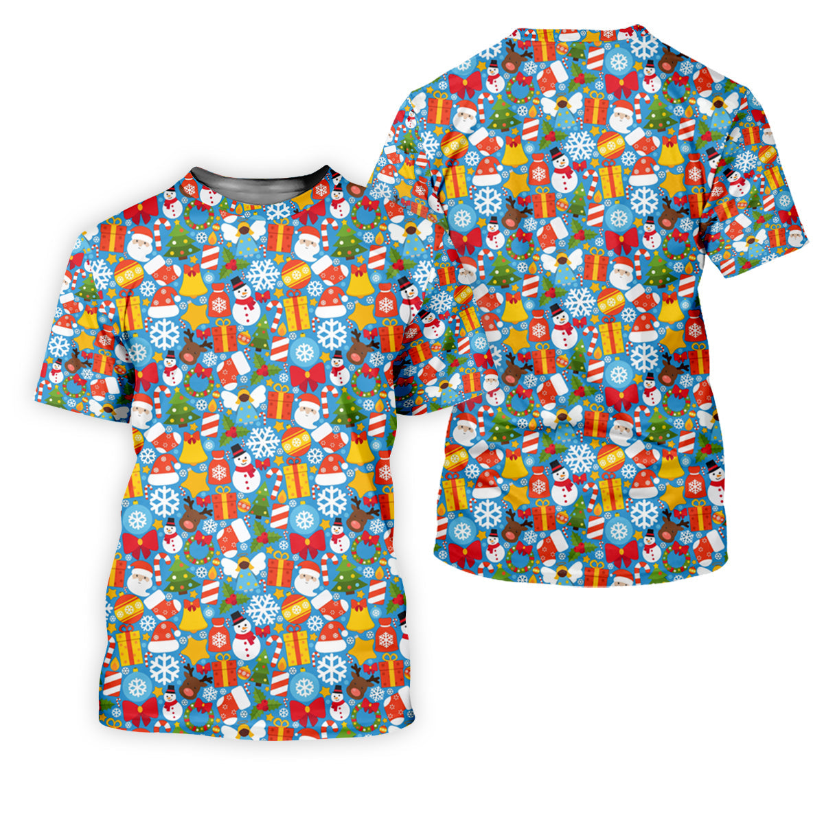 Festive Christmas Blue Golf Shirt, Christmas Golf Shirt, Polo Shirts For Men, Golf Gift For Men, Golfing Apparel