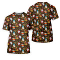 Turkey Gnome Thanksgiving Golf Tops For Men, Fun Golf Shirts For Men, Polo Shirts For Men, Golfing Apparel